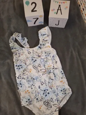 Maillot de bain 1 pièce 2/3 ans
