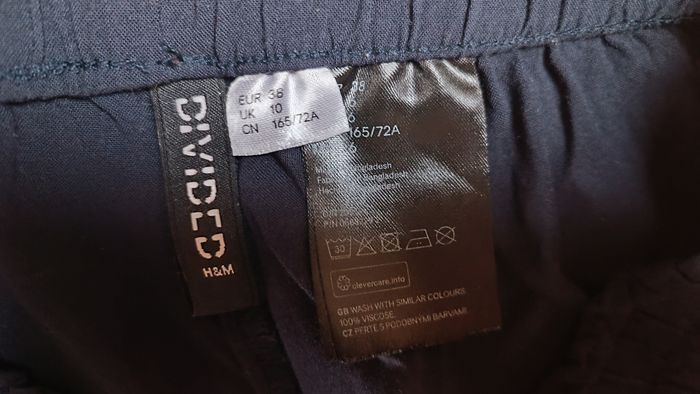 Pantalon léger bleu marine h&m - photo numéro 3