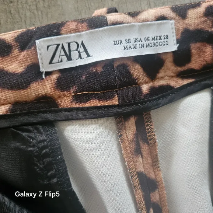 Pantalon léopard zara - photo numéro 4