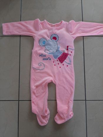 Pyjama 1 pièce fille 18 mois