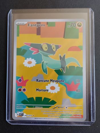Carte pokémon Fantyrm full art ASC 247/217  ME2.5  héros transcendants FR