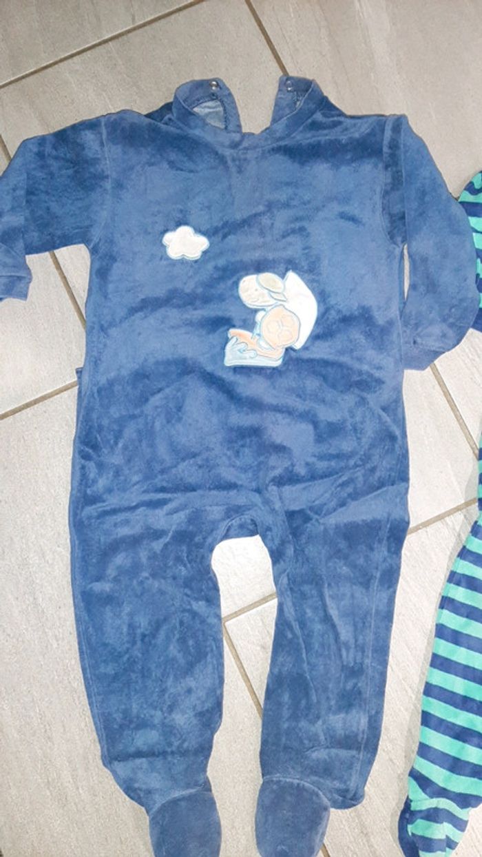 Lot pyjamas velours - photo numéro 3