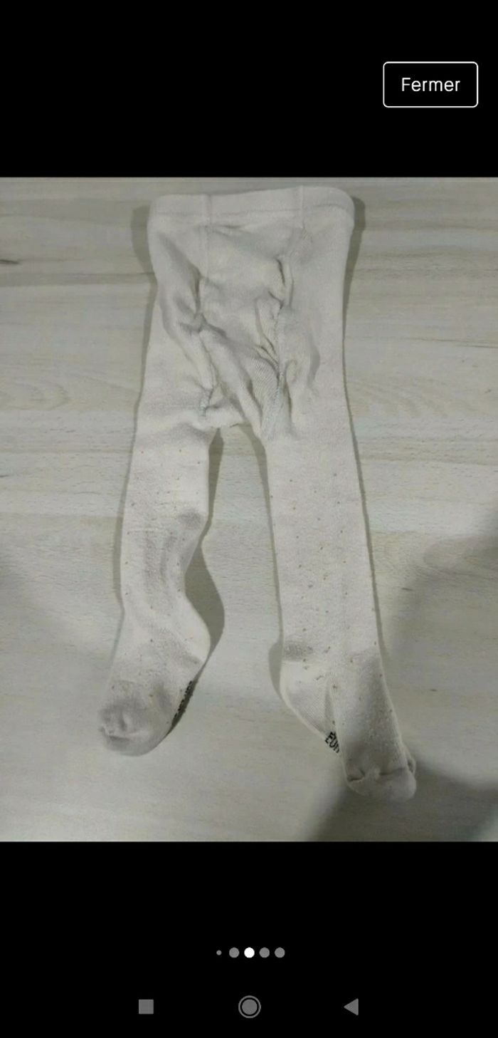 Lot de 3 collants roses 6/12 mois - photo numéro 5