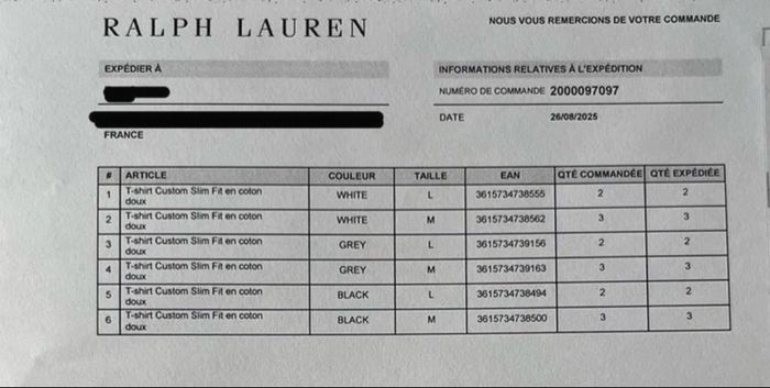 T-shirt  Ralph Lauren authentique Gris - photo numéro 3