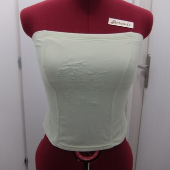 Bustier bandeau vert 