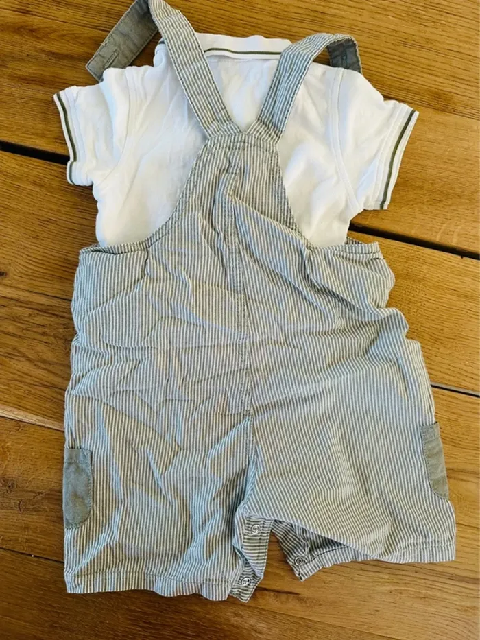 Salopette et son polo blanc - photo numéro 4