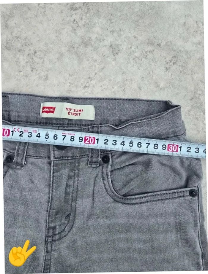 Jean Levi's 512 W24|FR34 coupe droite gris Femme-Women - photo numéro 3