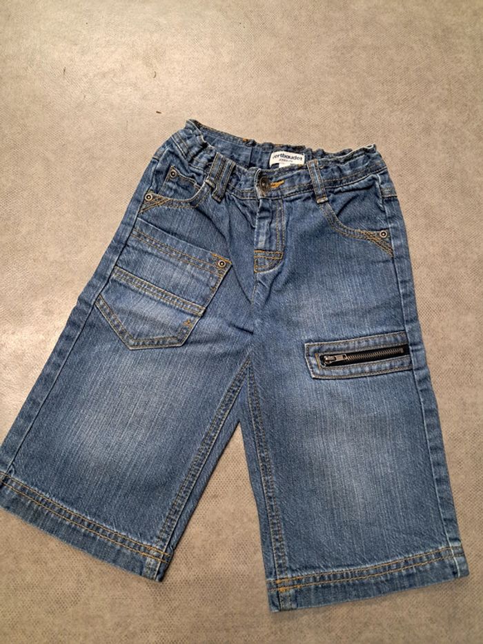 shiort jean garcon 5 ans vertbaudet