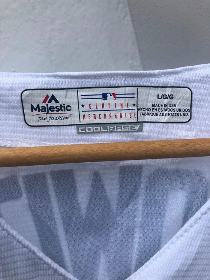 Maillot Majestic Blue Jays Toronto MLB made in USA ! - photo numéro 7