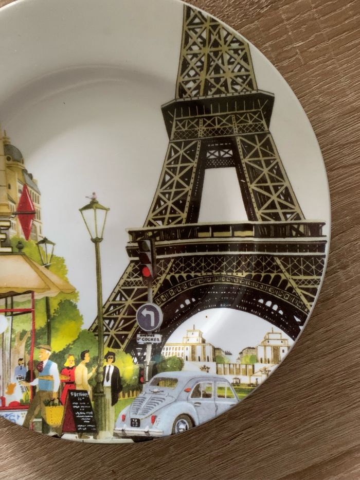 Grand bol et dessous de tasse Paris - photo numéro 6