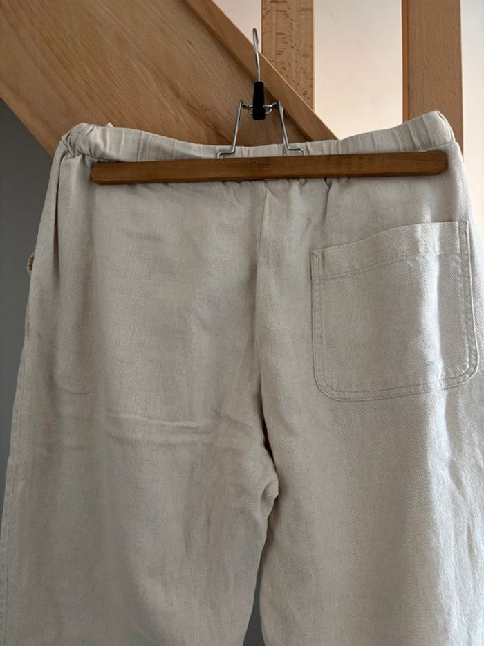 Pantalon Pimkie 7/8e style chino femme beige L - photo numéro 3