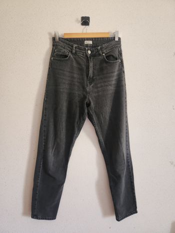 Jean mom femme 38 Camaïeu – noir – taille haute – très bon état