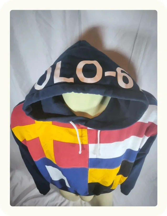 Pull sweat capuche homme Ralph Lauren Taille M 38 - photo numéro 4