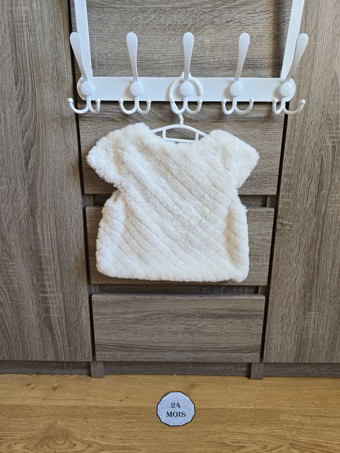 Vêtement Bébé Fille - Ensemble : Barboteuse/Gilet/Blouse/Collant - Sergent Major - 24 mois 86 cm - photo numéro 9