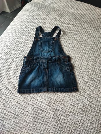 Robe salopette jean 12 mois