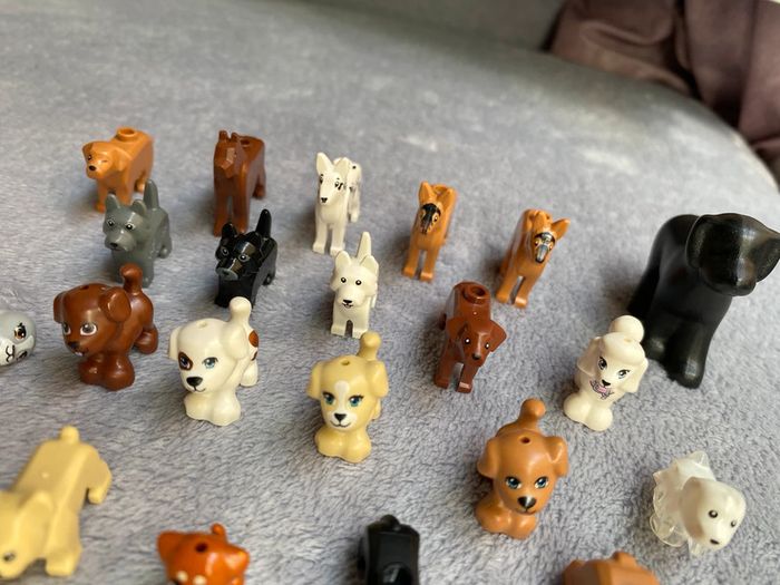 Lot de 22 chiens lego différents (dogs), plusieurs races de chiens - photo numéro 9