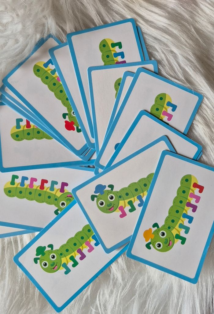 Jeu de la chenille en bois - photo numéro 3