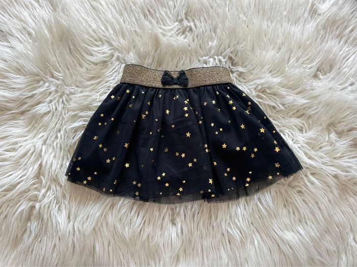 Fille 👧🏻 Jupe de fête en tulle - noir/doré - Gémo taille 6 mois