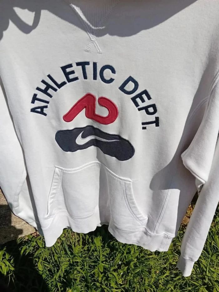 Sweat à capuche blanc Nike S - photo numéro 3