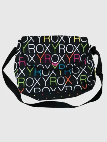 Roxy Sacoche ordinateur laptop bag monogram black with Roxy logo