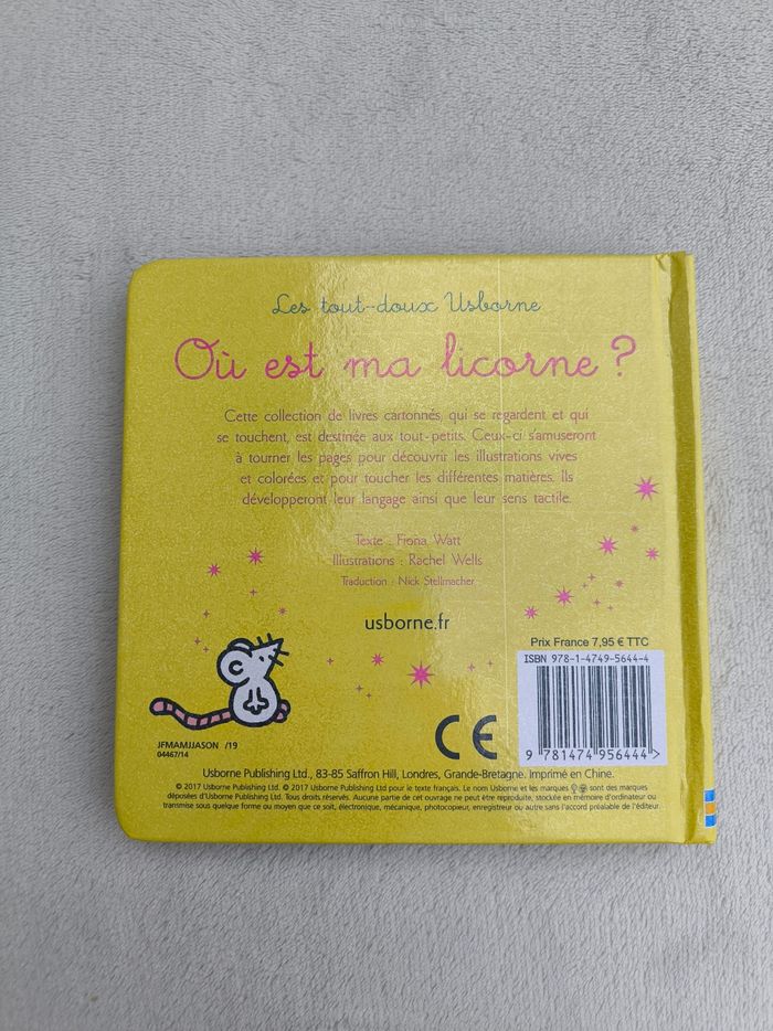Livre Où est ma licorne Usborne - photo numéro 3