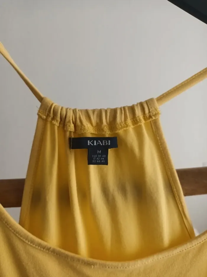 Robe d'été jaune taille M - photo numéro 2