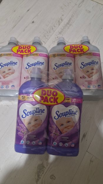 Lot 2 x 3 soupline soit 6 x 64 lavages