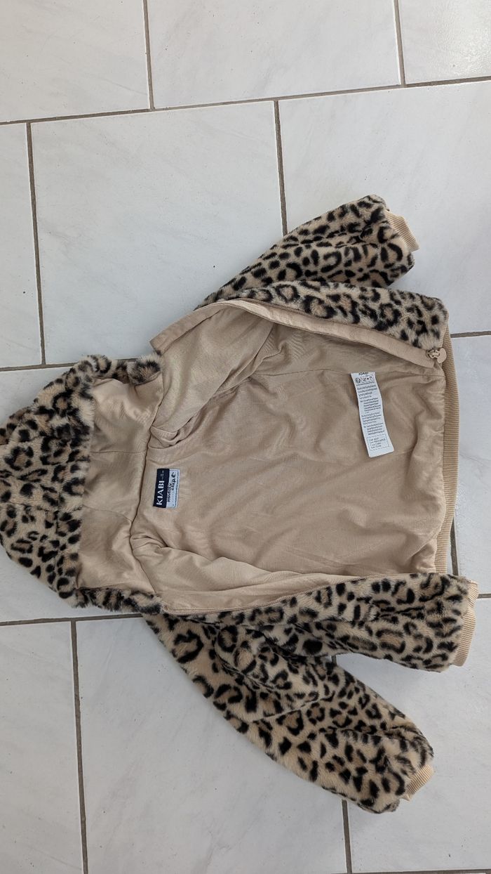Blouson tout doux leopard - photo numéro 2