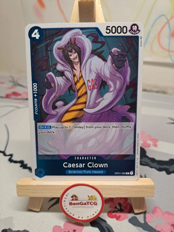 Carte Caesar Clown R OP01-069 Romance Dawn One Piece ENG🇬🇧