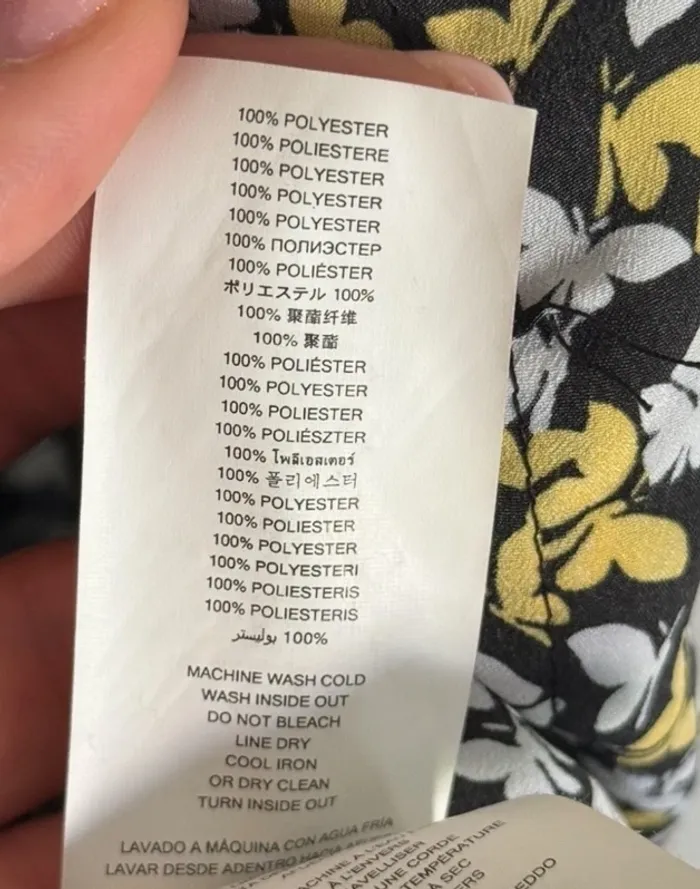 Chemise Michael Kors papillons zip doré – T.L - photo numéro 8