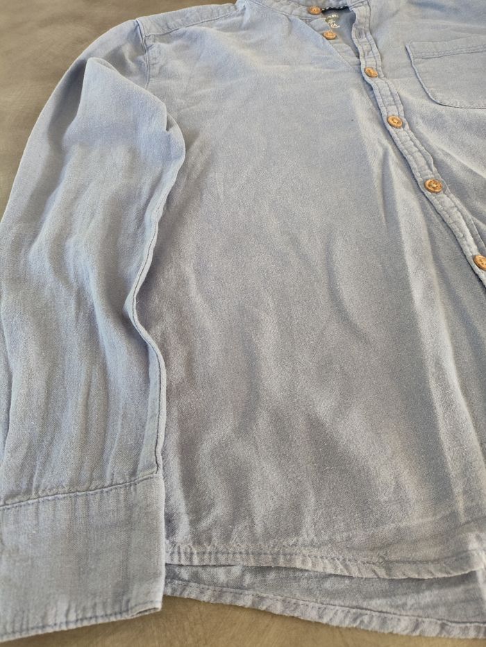 Chemise bleue Kiabi 12 ans
Chemise coton/lin, - photo numéro 2