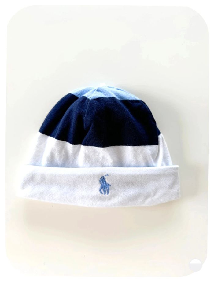 Ralph Lauren - Bonnet bleu Taille 1 (0/3 mois)