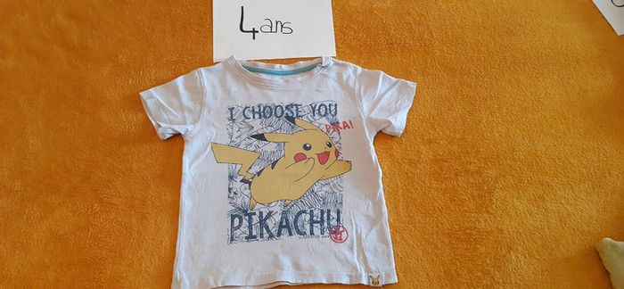 Lot de 4 Tee-shirt manche courte 4 ans