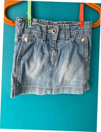 Belle jupe en Jean taille ajustable 4 ans okaïdi