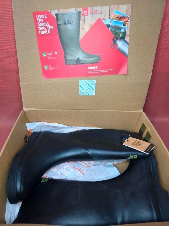 Bottes de Pluie Safety Jogger "Grass" - Taille 36 - Neuf - photo numéro 6