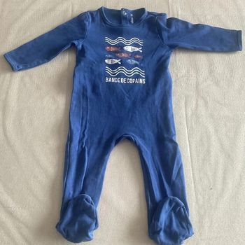 🌟 Pyjama bleu "Bande de Copains" Gémo 🌟