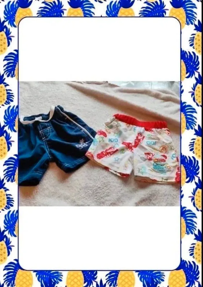 Lot de 2 maillots de bain shorts - photo numéro 2