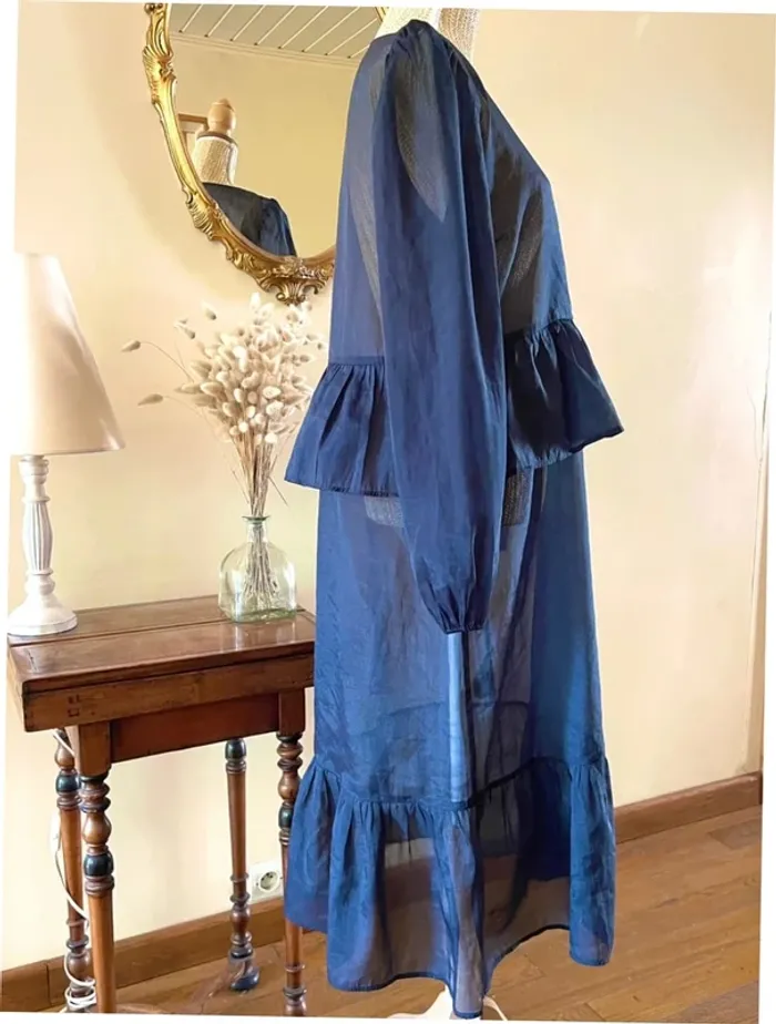 Robe noir transparente à Manches Longues - Monki - neuf - photo numéro 8