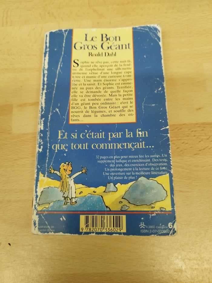 Roald Dahl

Le Bon Gros Géant - photo numéro 2
