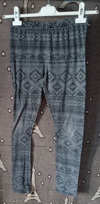 Legging gris à motifs 14ans