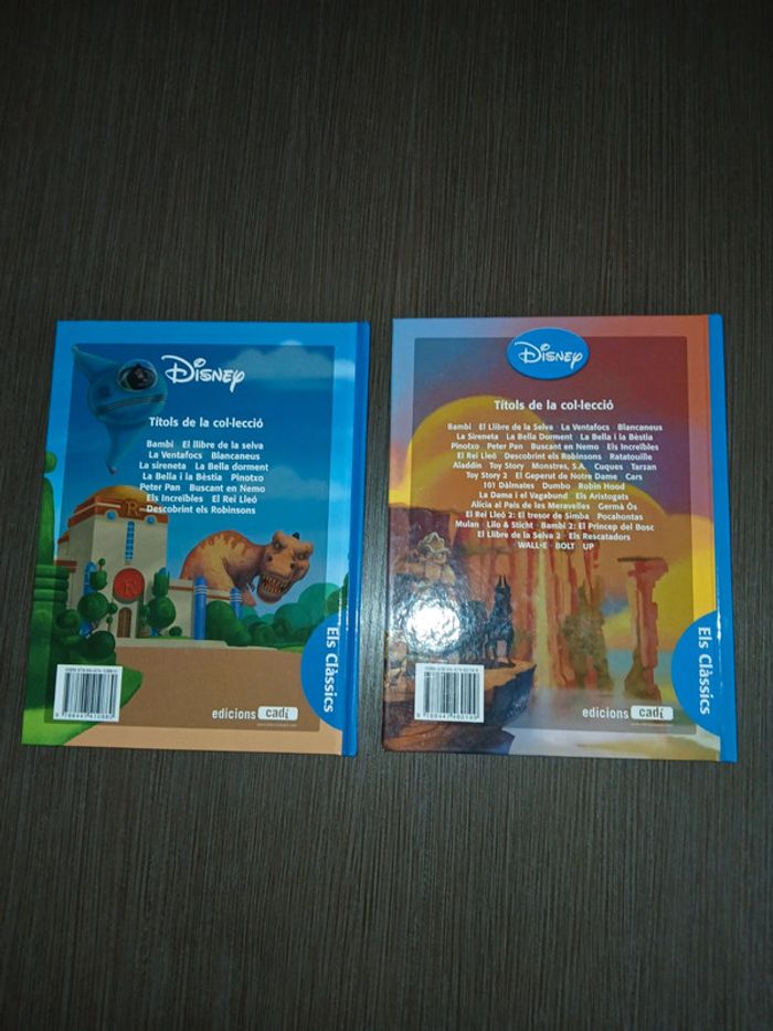Lot de deux livres disney version espagnol - photo numéro 4