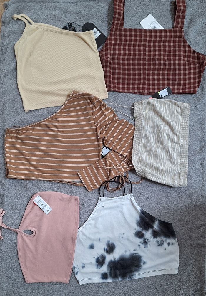 Lot de 6 crop tops neufs taille M avec ou sans étiquettes