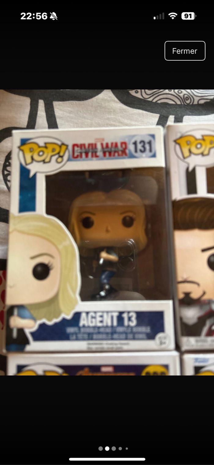 Lot Funko Marvel 2 - photo numéro 2