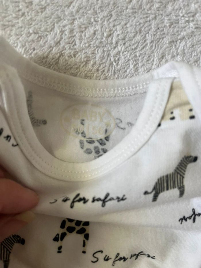 2 body manches longues à motifs bébé - photo numéro 3