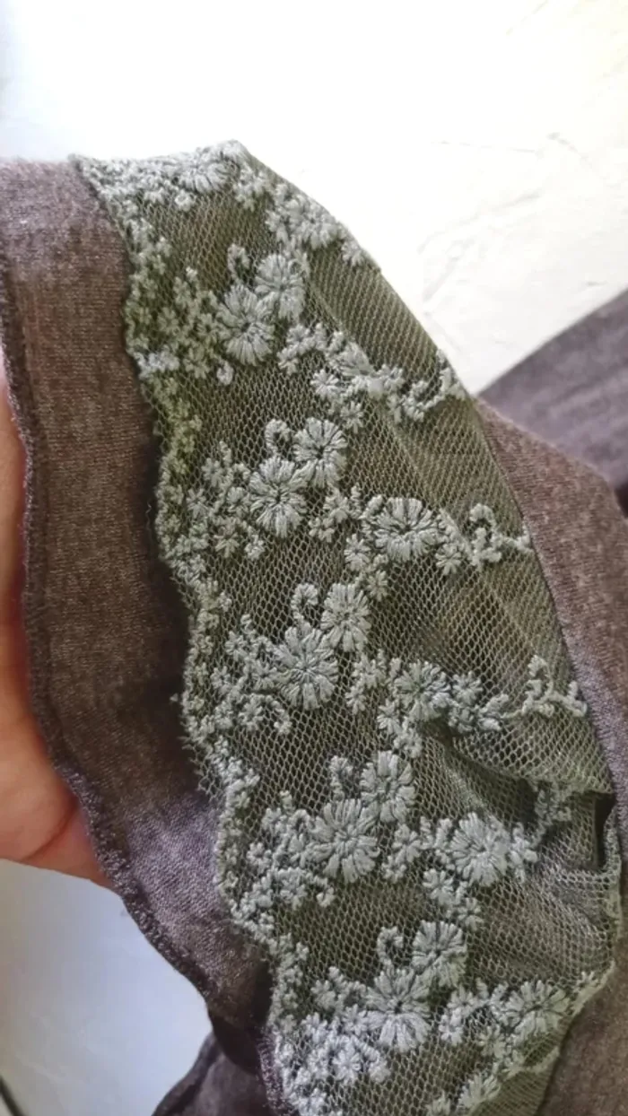 🌸Robe manches longues et col roulé, Maella, taille M 38 - photo numéro 2