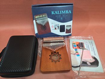 kalimba / piano à pouces neuf en boîte (kit complet)