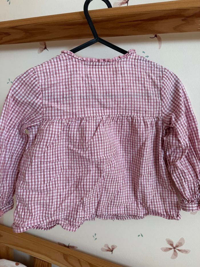 Lot de 4 blouses / chemises manches longues automne hiver bébé fille - photo numéro 5