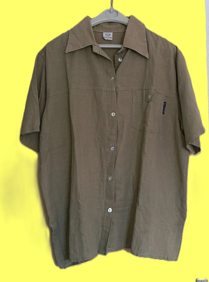 Chemise ou veste légère kaki. Taille 4. C Jeans - photo numéro 2