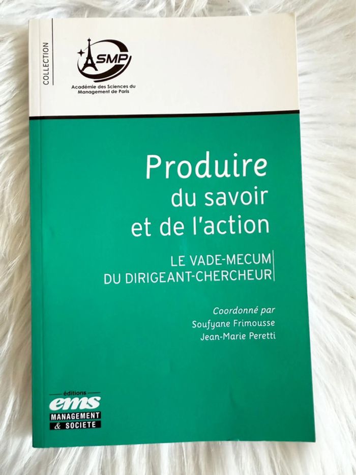 Produire du savoir et de l’action – Vade-Mecum du dirigeant-chercheur – EMS