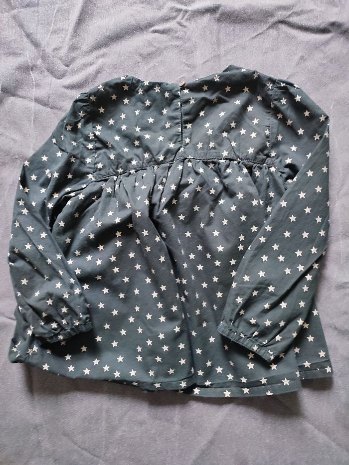 Blouse étoilée manches longues 6 ans - photo numéro 7